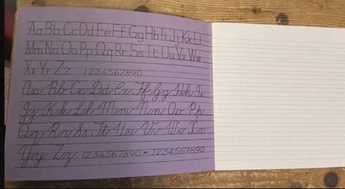 New handwriting book teach - handwriting,