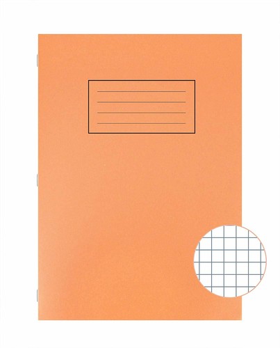 Silvine orange a4 squared - x,