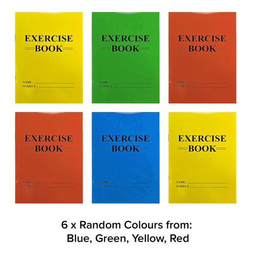 6pk exercise books pages a5 - exercise,