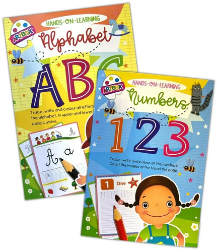 Abc 123 colouring - abc, &