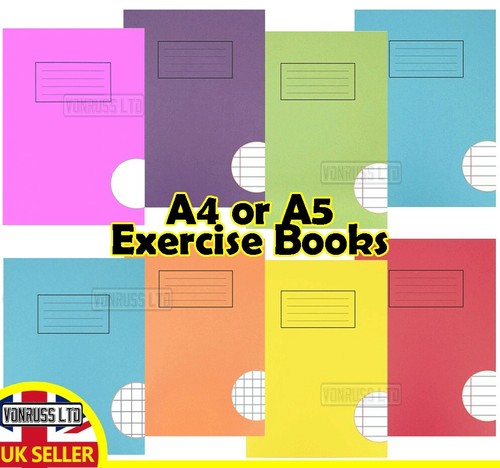 Pack exercise books - a4, a5