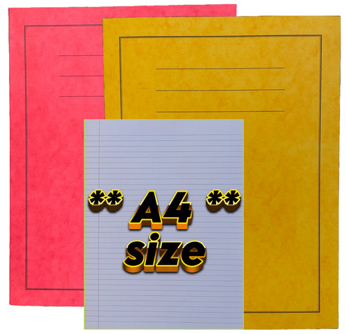 School lined exercise - a4,