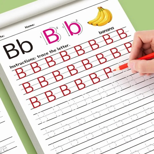 Page children handwriting - children's,