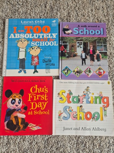 Starting school books - books, x4