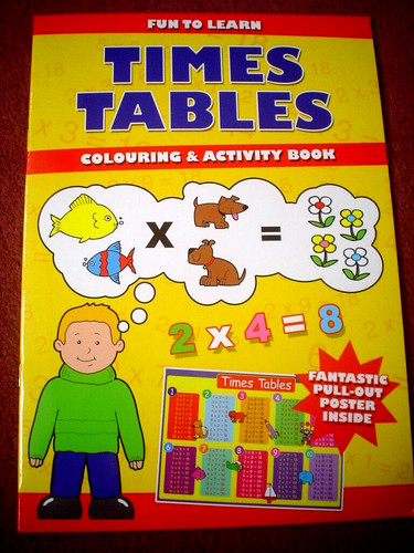 Times tables colouring - times,